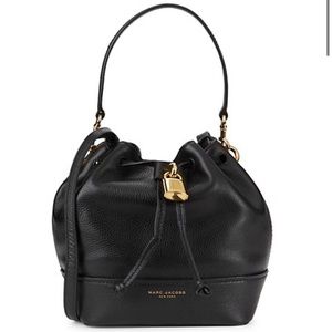 Marc Jacobs Leather Bucket Bag - Black NWT